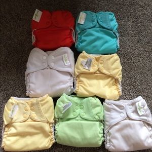 7 BumGenius Cloth Diapers